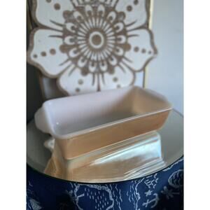 Anchor Hocking Loaf Pan Fire King Peach Lustre Luster Ware 409
